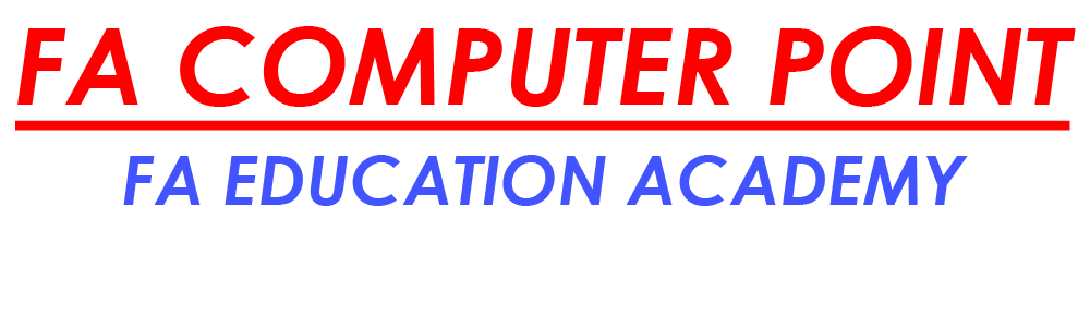 Best Computer Training Institute FA Computer Point